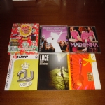 5 CD-MADONNA:HUNG UP,FREDDI MERCURY:TRIBUTE TO REMIX,CHIEF E REVERENDO:LUCE,TECH HOUSE PARTY VOLUME 9 DJ VOICE,CARACTER ESPANOL