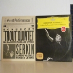 L. von Beethoven: Sinf. N. 6 Pastorale; F. Schubert: Quintetto per Pianof. e Archi La Trota 2 LP