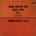 JOHANN SEBASTIAN BACH ENGLISH SUITES vol. 2