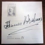 Johannes Brahms IV - 2 X LP