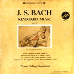 J.S. BACH KEYBOARD MUSIC vol. IV