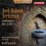 Terterian: Symphony No.3 and 4     095115524121