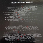 RACCOLTA I CANTAUTORI VOLUME 5
