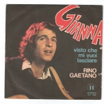 Gianna (lato a);  Visto che mi vuoi lasciare(lato b)