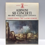 Albinoni sei concerti Solisti veneti