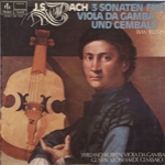 J.S. BACH - 3 SONATEN F�R VIOLA DA GAMBA UND CEMBALO
